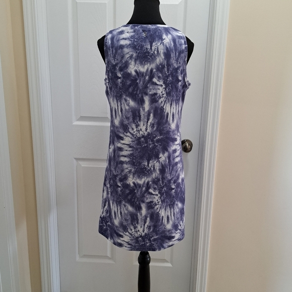 ❤️ NWOT Gaiam Tie Dye Dress Tank Style Women's Size Medium Soft Casual Purple - Picture 4 of 14